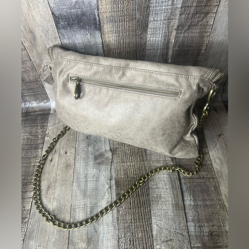 Matt Natt Crossbody Purse Zipper Design Bag Chain Strap Tote Bag - Picture 4 of 16